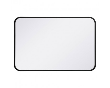 Elegant Wall Mirror - Black, L 30" (MR802030BK)