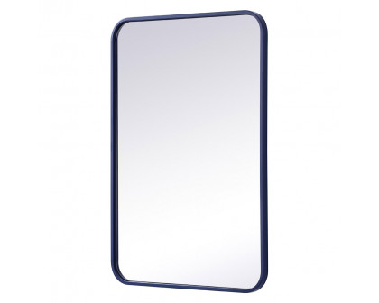 Elegant Wall Mirror - Blue, L 30" (MR802030BL)