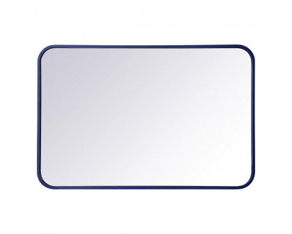 Elegant Wall Mirror - Blue, L 30" (MR802030BL)