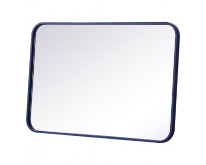 Elegant Wall Mirror - Blue, L 30" (MR802030BL)