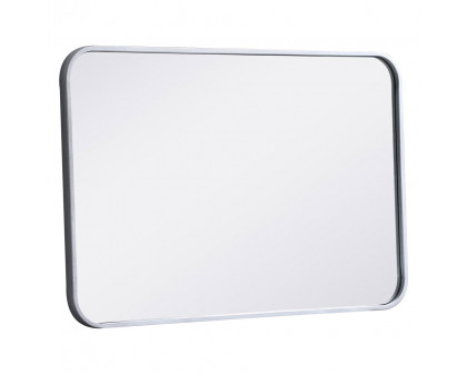 Elegant Wall Mirror - Silver, L 30" (MR802030S)