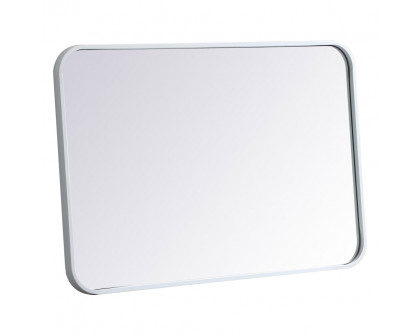 Elegant Wall Mirror - White, L 30" (MR802030WH)