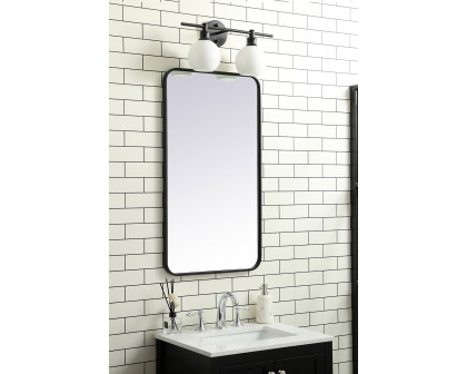 Elegant Wall Mirror - Black, L 36" (MR802036BK)