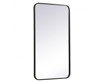 Elegant Wall Mirror - Black, L 36" (MR802036BK)