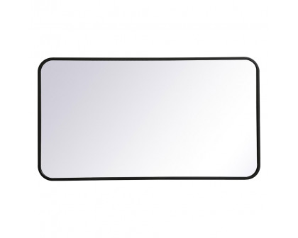 Elegant Wall Mirror - Black, L 36" (MR802036BK)