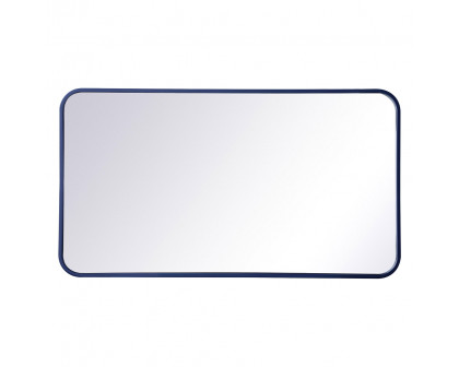 Elegant Wall Mirror - Blue, L 36" (MR802036BL)