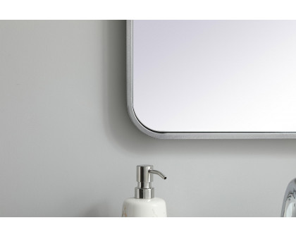 Elegant Wall Mirror - Silver, L 36" (MR802036S)