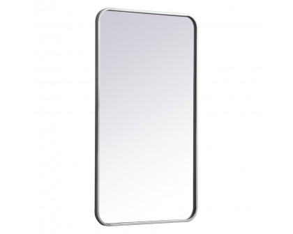 Elegant Wall Mirror - Silver, L 36" (MR802036S)