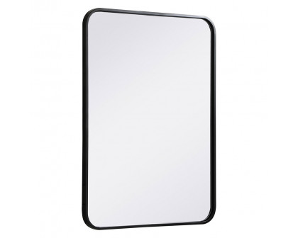 Elegant Wall Mirror - Black, L 30" (MR802230BK)