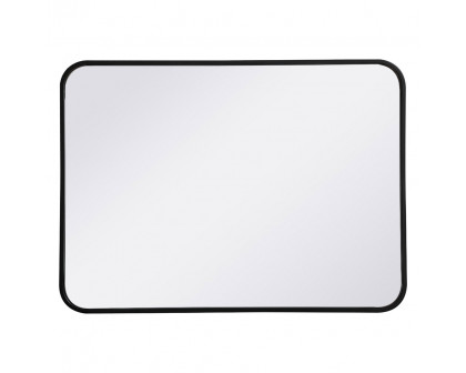 Elegant Wall Mirror - Black, L 30" (MR802230BK)