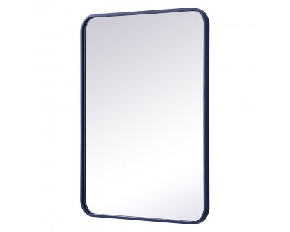 Elegant Wall Mirror - Blue, L 30" (MR802230BL)