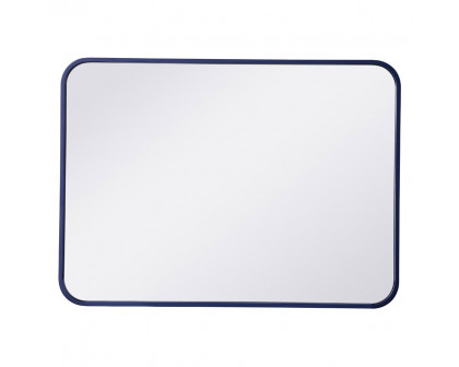 Elegant Wall Mirror - Blue, L 30" (MR802230BL)