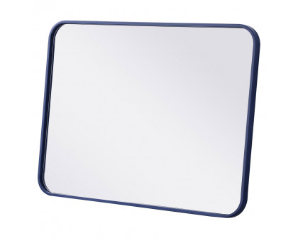 Elegant Wall Mirror - Blue, L 30" (MR802230BL)