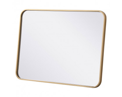 Elegant Wall Mirror - Brass, L 30" (MR802230BR)