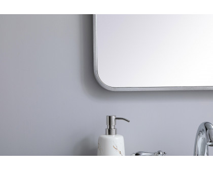 Elegant Wall Mirror - Silver, L 30" (MR802230S)