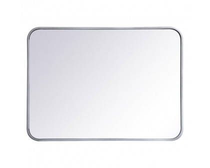 Elegant Wall Mirror - Silver, L 30" (MR802230S)