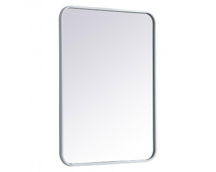 Elegant Wall Mirror - White, L 30" (MR802230WH)