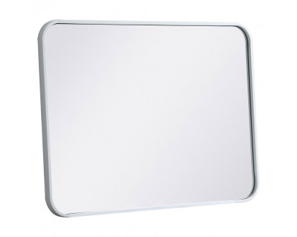 Elegant Wall Mirror - White, L 30" (MR802230WH)