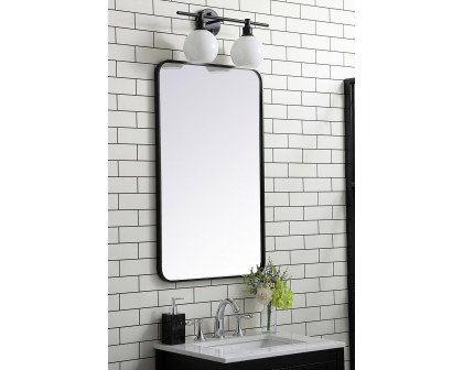 Elegant Wall Mirror - Black, L 36" (MR802236BK)