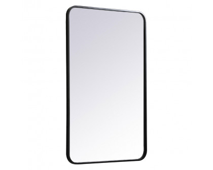 Elegant Wall Mirror - Black, L 36" (MR802236BK)