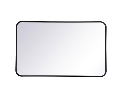 Elegant Wall Mirror - Black, L 36" (MR802236BK)