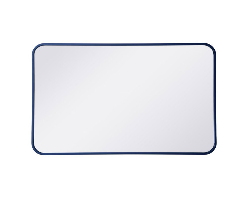 Elegant Wall Mirror - Blue, L 36" (MR802236BL)