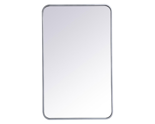 Elegant Wall Mirror - Silver, L 36" (MR802236S)