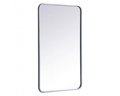 Elegant Wall Mirror - Silver, L 36" (MR802236S)