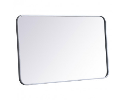 Elegant Wall Mirror - Silver, L 36" (MR802236S)