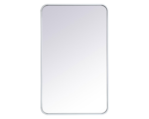 Elegant Wall Mirror - White, L 36" (MR802236WH)