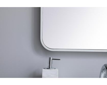 Elegant Wall Mirror - White, L 36" (MR802236WH)