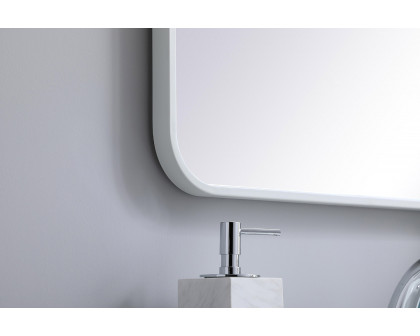 Elegant Wall Mirror - White, L 36" (MR802236WH)