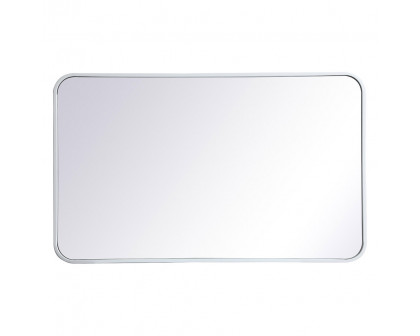 Elegant Wall Mirror - White, L 36" (MR802236WH)