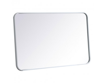 Elegant Wall Mirror - White, L 36" (MR802236WH)