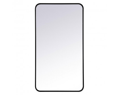 Elegant Wall Mirror - Black, L 40" (MR802240BK)