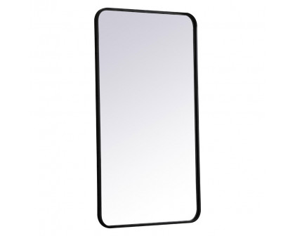 Elegant Wall Mirror - Black, L 40" (MR802240BK)