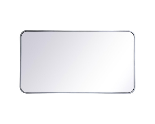 Elegant Wall Mirror - Silver, L 40" (MR802240S)