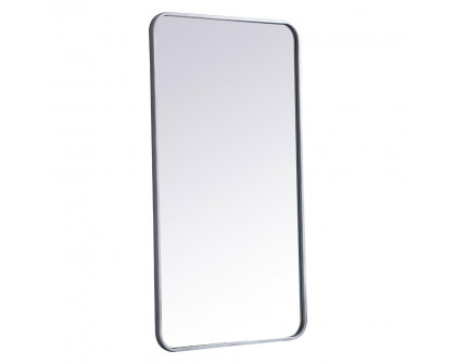 Elegant Wall Mirror - Silver, L 40" (MR802240S)