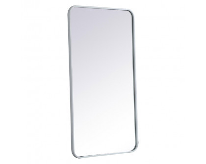 Elegant Wall Mirror - White, L 40" (MR802240WH)