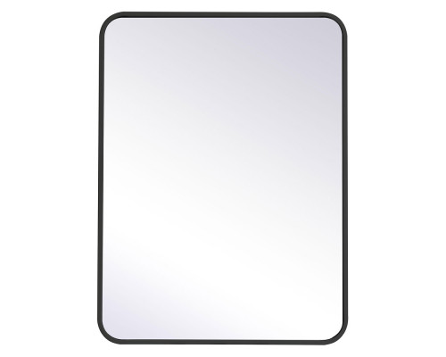 Elegant Wall Mirror - Black, L 32" (MR802432BK)