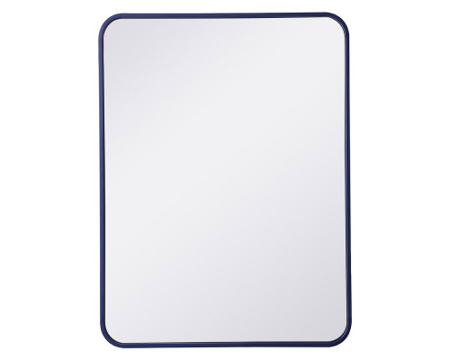 Elegant Wall Mirror - Blue, L 32" (MR802432BL)