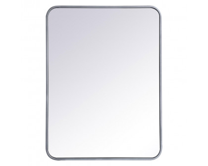 Elegant Wall Mirror - Silver, L 32" (MR802432S)