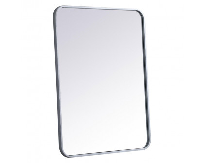 Elegant Wall Mirror - Silver, L 32" (MR802432S)