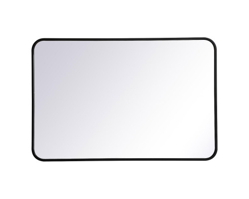 Elegant Wall Mirror - Black, L 36" (MR802436BK)