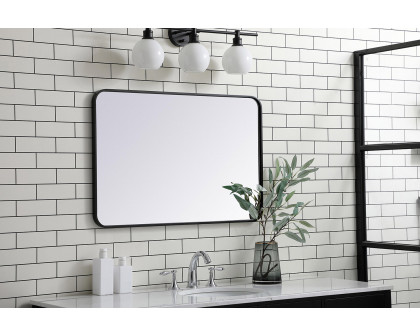 Elegant Wall Mirror - Black, L 36" (MR802436BK)