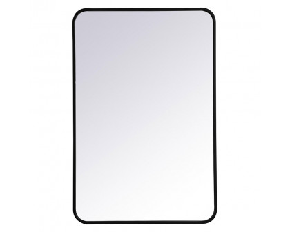 Elegant Wall Mirror - Black, L 36" (MR802436BK)