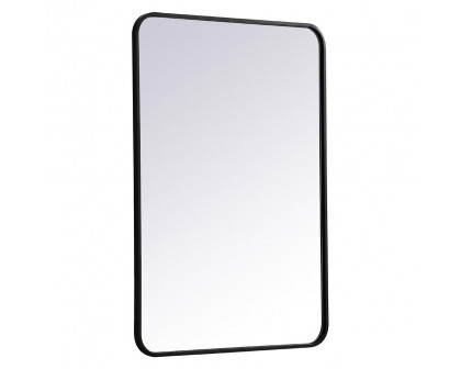 Elegant Wall Mirror - Black, L 36" (MR802436BK)