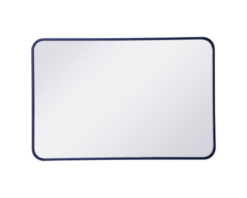 Elegant Wall Mirror - Blue, L 36" (MR802436BL)