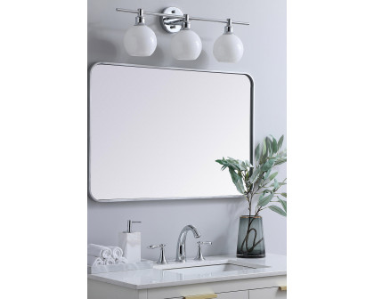 Elegant Wall Mirror - Silver, L 36" (MR802436S)