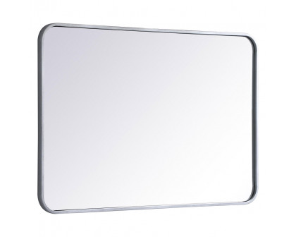 Elegant Wall Mirror - Silver, L 36" (MR802436S)